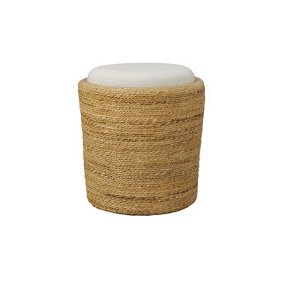 Kira Round Stool with Cushion