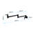 Matte Black Wall Mounted Pot Filler Faucet, Folding Design, 360 Swivel, Brass, Corrosion Surface, Double Handles Faucet Mount, Rotation, For Steady Water Output-1288112052