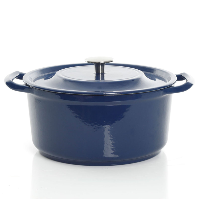 Cocotte en fonte antiadhésive 5 PTE Kenmore, Bleu