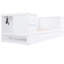 White Twin Daybed With Cabinet Storage, Trundle Bed & Electrical Charging - Build Size Storage Compartment, Solid Wood-882459986