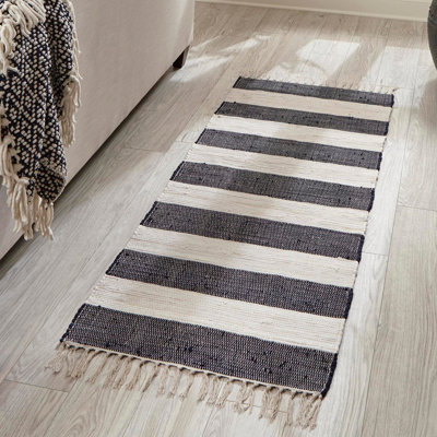 Priolo Cotton Striped Indoor Rug