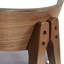 Comptoir de 2 tabourets - Revêtement en tissu gris foncé, base en bois d'hévéa (2), assise rembourrée, robuste