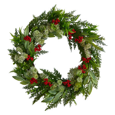 Faux 24'' Wreath