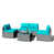 Teal is out of stock selected