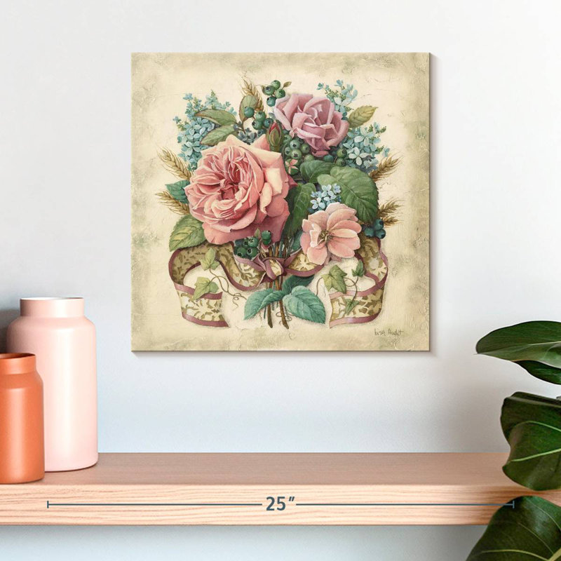 Arrangement de roses roses Harnek