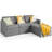 Upholstered L-Shaped Sectional Reversible-132821703