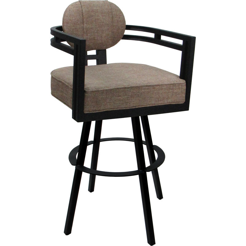 Basin Beige - Black - 26" Seat, Black, Basin Beige/Polyester Blend