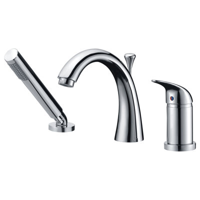 1 Roman Tub Faucet with Hand Shower and Diverter