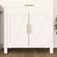 ARMOIRE DE RANGEMENT DE PANTERIE DE ferme avec porte en verre et tablettes ajustables-1653311305