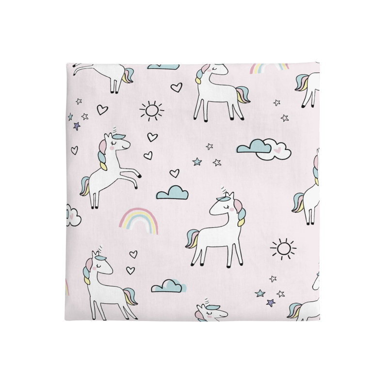 Drap-housse pour lit de bébé NoJo Unicorn, l 24 po x L 38 po