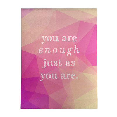 Quotes Chenille Indoor Rug