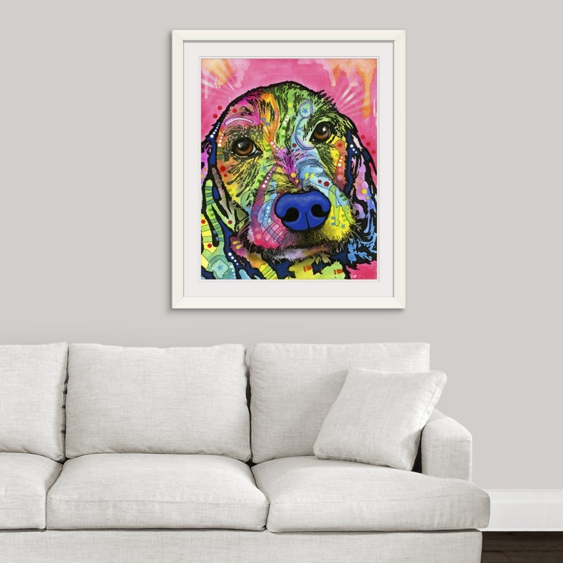 « take me home », reproduction d’impression, H 32 po x l 27 po x P 1 po, Cadre blanc