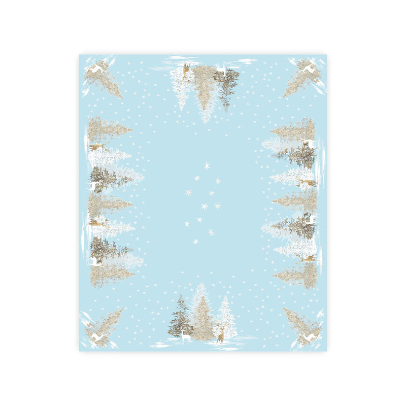 Nappe Winter Wonderland, L 84 po x l 70 po