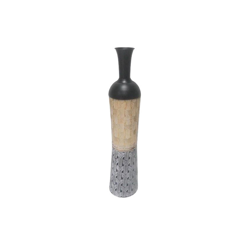 Vase en métal 34 po