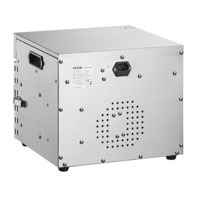 Séchoir à fruits en acier inoxydable 400W 6 plateaux