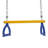 Activplay Modular Jungle Gym With Swing Set, Monkey Bars, Hanging Bridge, And Hanging Jungle Line Kit