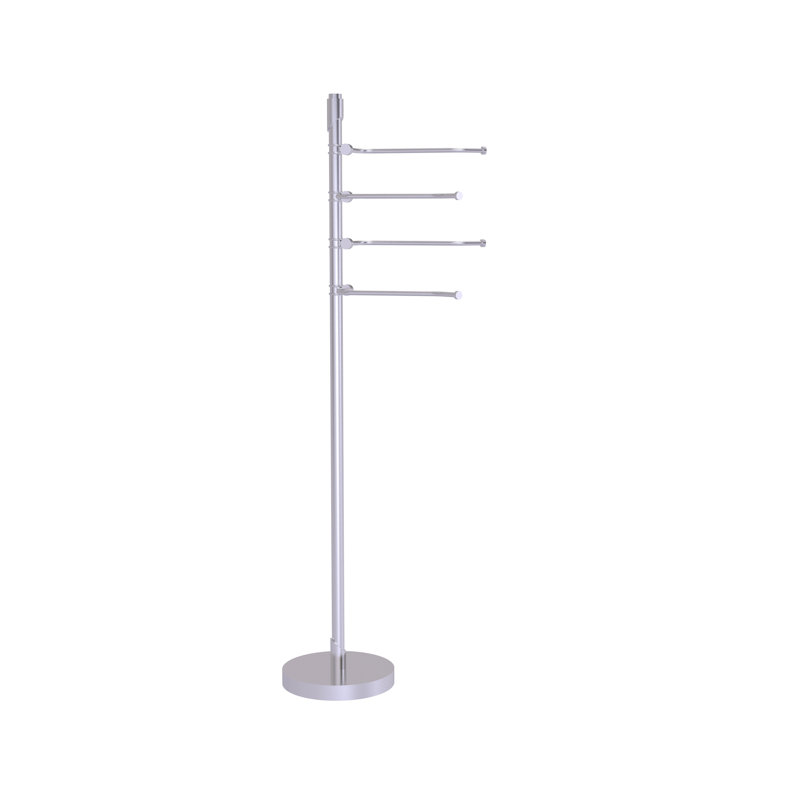 Porte-serviettes sur pied Southbeach, Chrome satiné