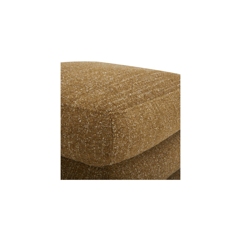 Donia Upholstered Slipper Chair, Amber Glow Mustard Tweed