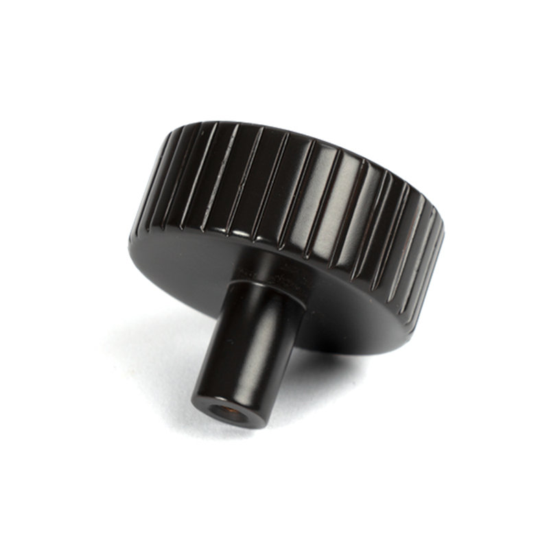 Round Knob, 4 cm, Aged Bronze