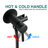 Handheld Bidet Sprayer For Toilet With Hot & Cold Mixer Valve With Hose & Holder-127305937