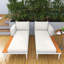 Lit de repos de patio de 55 po de largeur avec coussins-1305809437