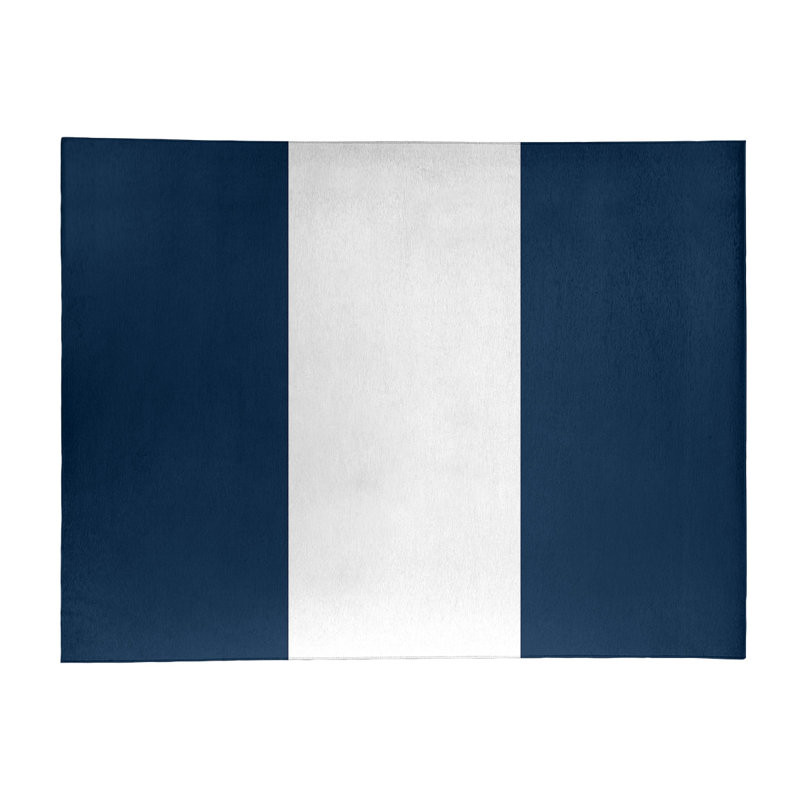 Tapis en poly-rayures de football new england, Rectangle 5 pi x 7 pi