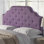 Tête de lit pour grand lit, couleur mauve avec capitonnage minimaliste, améliore l'apparence de la chambre à coucher, 61,72 po X 2,79 53,6 po, tête de lit pour 19,39 lb et détails de conception faits à la main