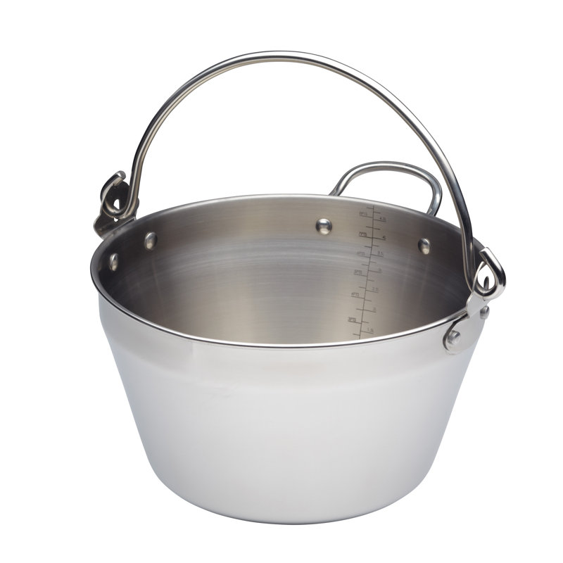 Home Made Round Steel Maslin Pan Bakeware