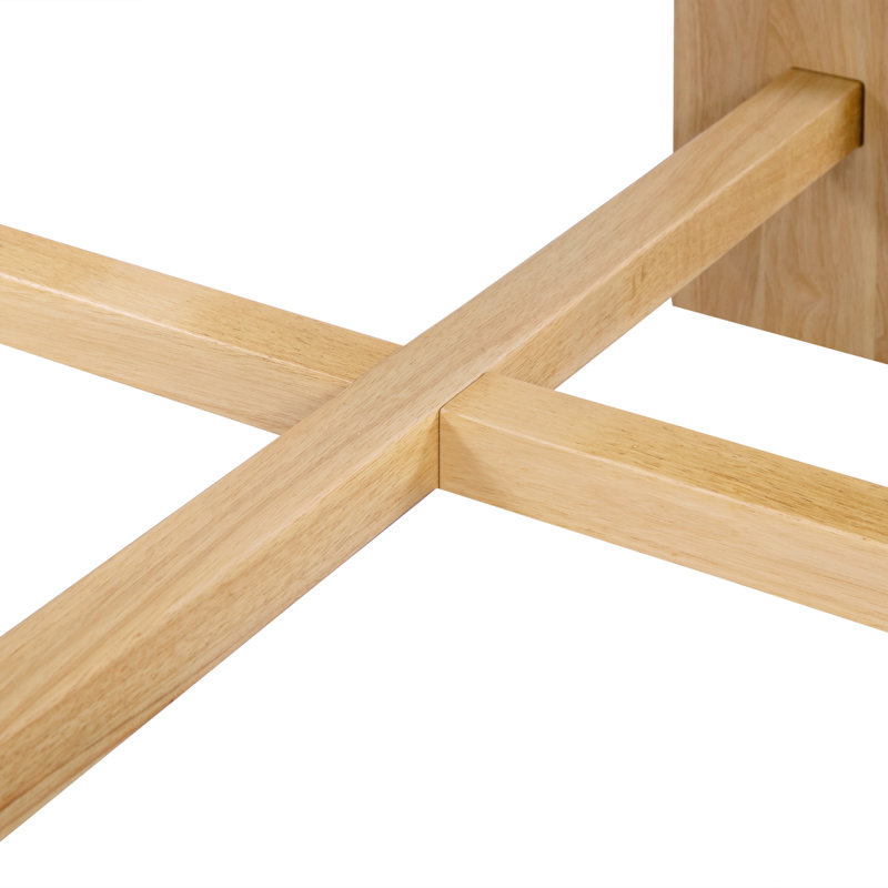 Indoor Solid Wood Dining Table, Natural