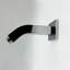 Bras de douche carré avec bride, fils coniques 1/2 NPT, bras de pomme de douche à pluie, bras d'extension de douche mural-125428310