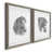 Cadre en papier gris