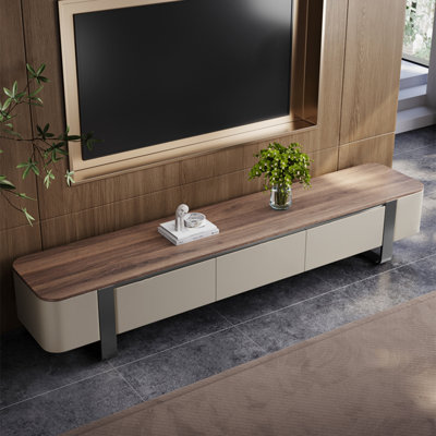 Luxury-Style Solid Wood TV Stand