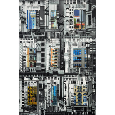 Patchwork City 26 Framed Print