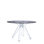Sir Gio Round Glass Pedestal Dining Table