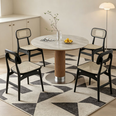 Mid-Century Round Dining Table