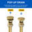 Bathroom Faucet 1 Hole Bathroom Sink Faucet Waterfall Vanity Faucet Single Handle Bathroom Sink Modern-125529139
