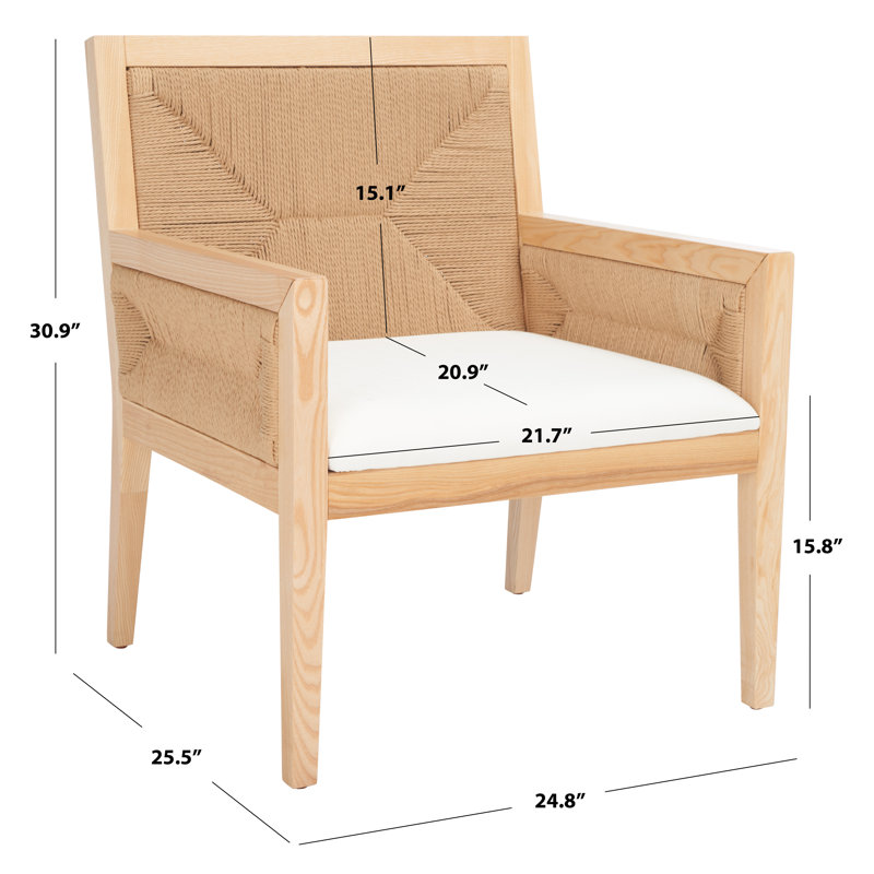 Chaise d'appoint Hudgins, Naturel