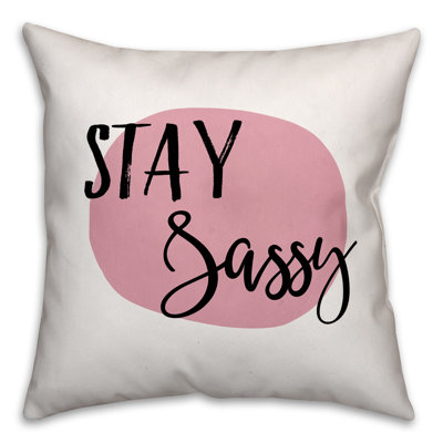 Stay Throw Pillow