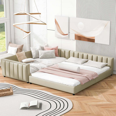 Lit plateforme grand et simple TG (ensemble pour mère et enfant)