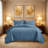 Floral Embossed Microfiber Quilt Set Pre-Washed  Soft Bedspread-123079069-123079081