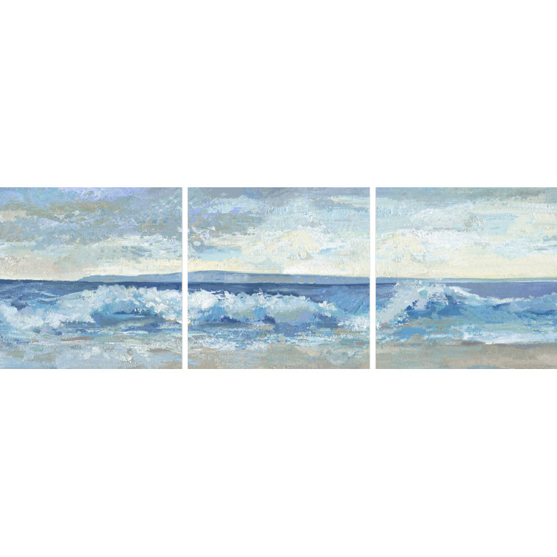 «Great Waves» Parvez Taj, reproduction d'art sur toile tendue, H 18 po x l 18 po x P 1,5 po