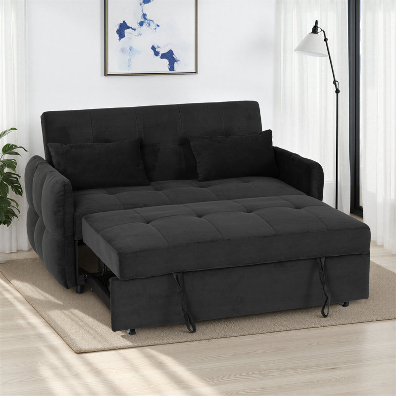 Chelsey Sofa Bed, Black