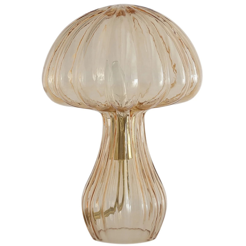  Lampe de table 12 po en verre rétro 12 po
