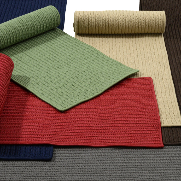 Tapis brun tressé à la main Rylie