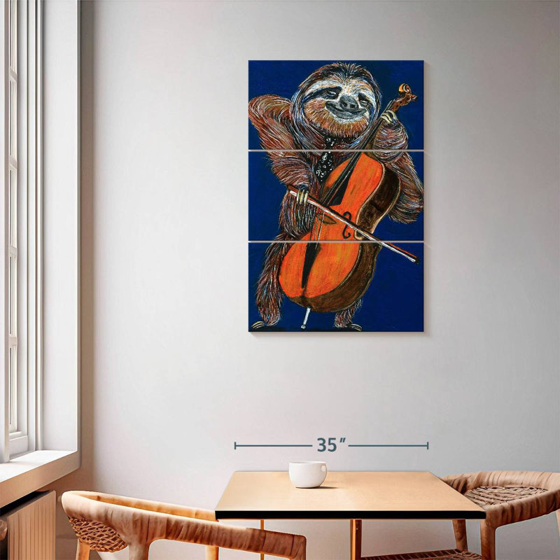Brampt Slow Yo Ma, 57" H x 36" W