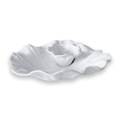 Vida Melamine Chips And Dip Platter