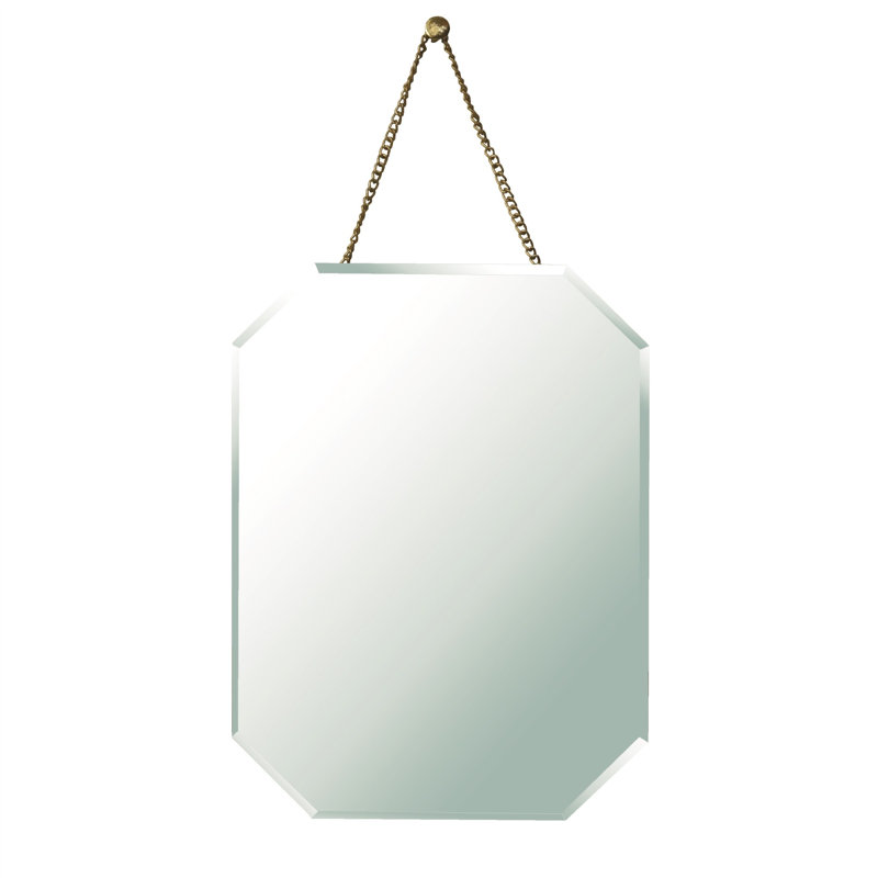 Miroir octogonal biseauté