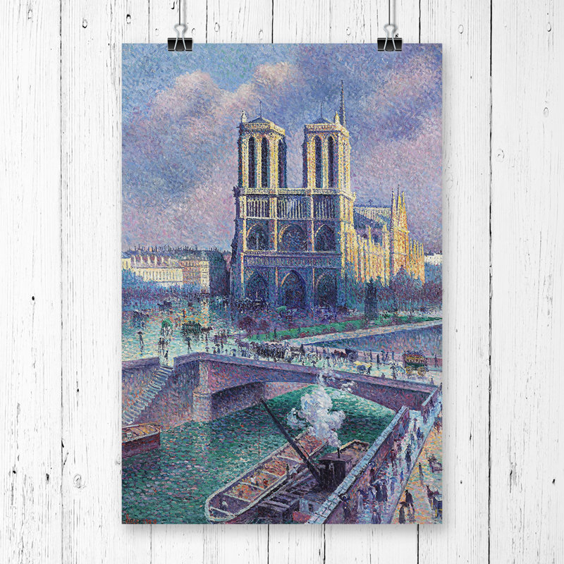 Maximilien Luce - No Frame Painting, 42cm H x 29.7cm W