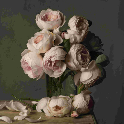 «Smitten by Roses» par Leah McLean - impression sur toile tendue