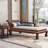 73.62"New Chinese-style red-brown solid wood imperial chair